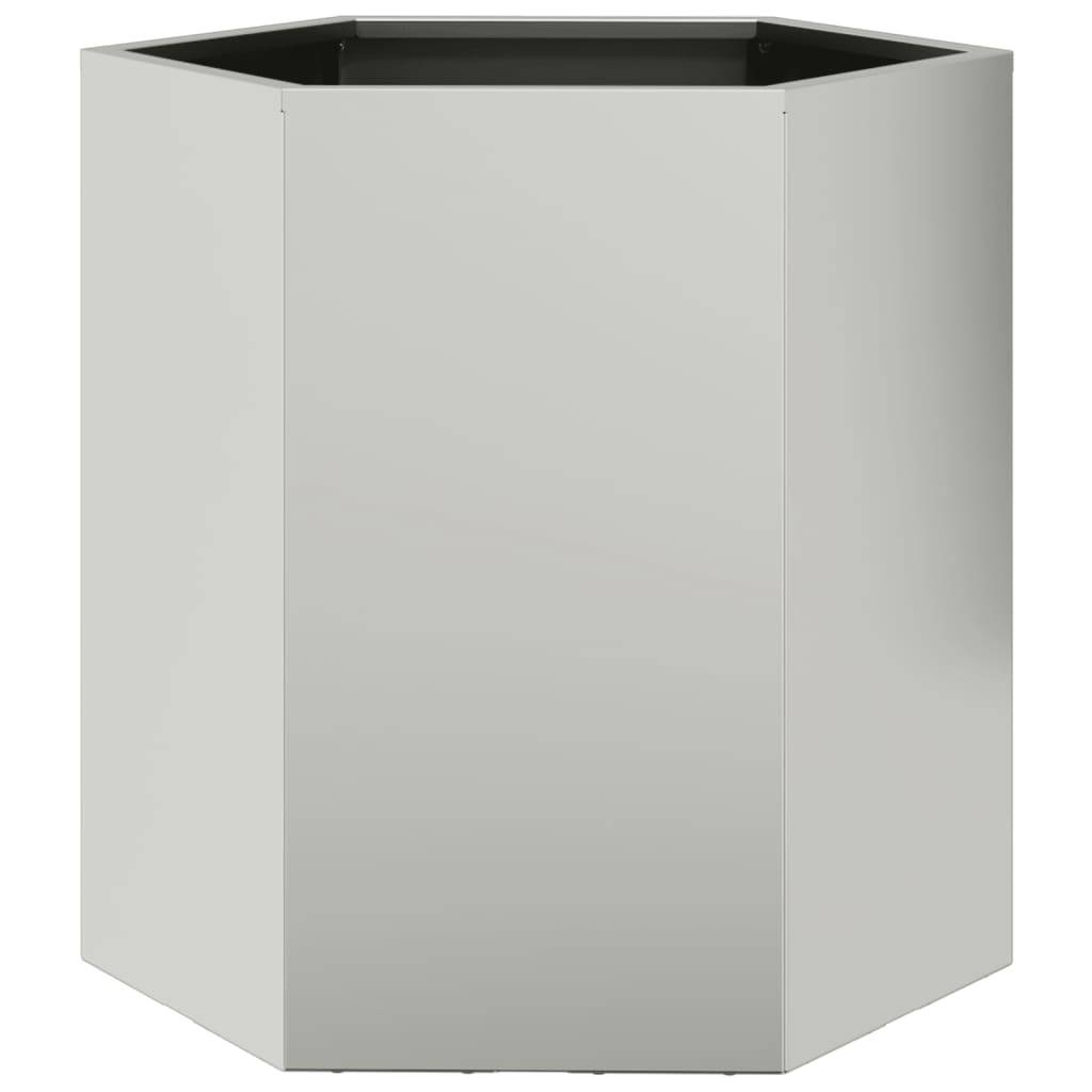 ComfortXL - Lot de 2 Carrés Potager Hexagonaux Acier Corten Rouillé Jardin 46x45 cm – ComfortXL Outdoor Living - Image 6