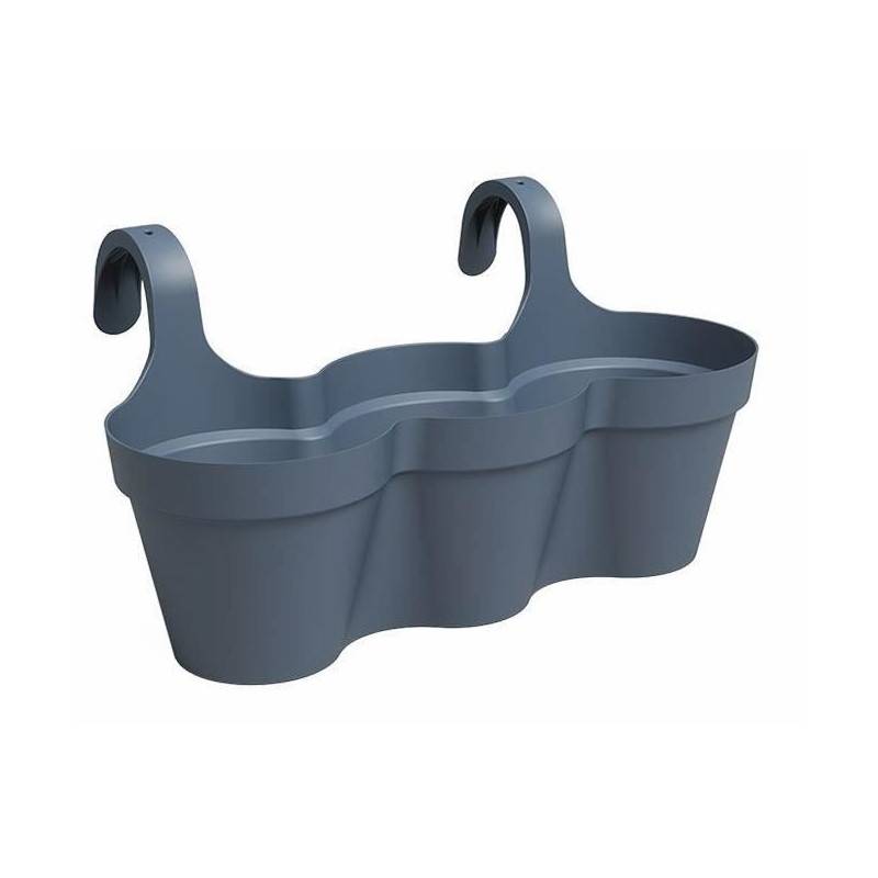 Artevasi - Pot Artevasi - Capri Triple - Balcon - Bleu Ardoise - L54 X P30,5 X H28 Cm - Imagen 1