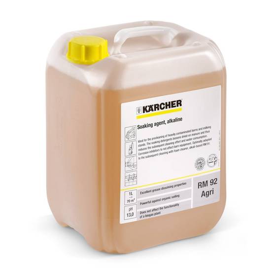 Kärcher - Agent de trempage alcalin RM 92 AGRI 10 litres - 62956560 - Karcher