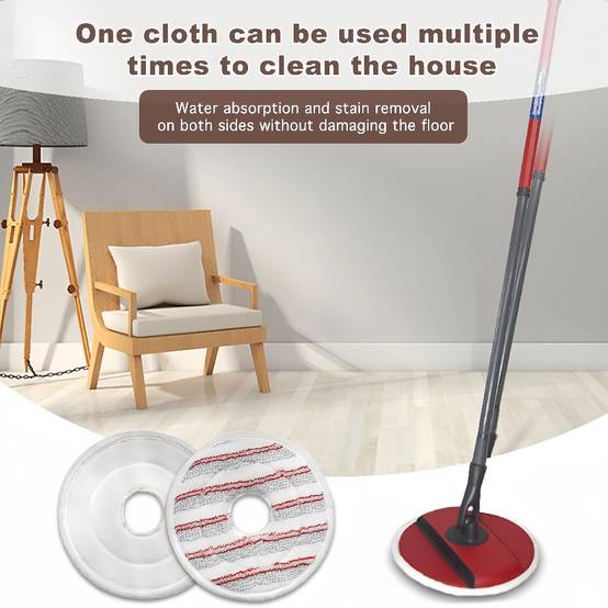 2 Pièces Microfibres pour Vileda Spin and Clean Mop - IntiMeg - Image 4