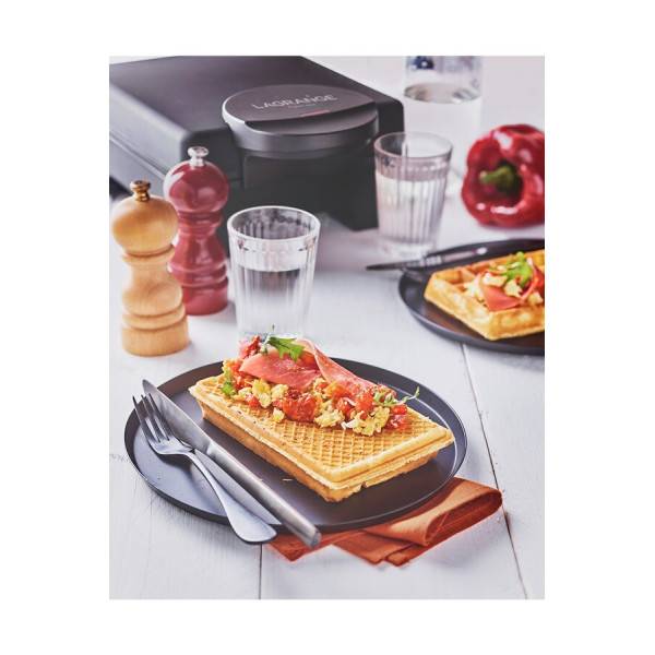 Gaufrier / croque-monsieur Lagrange Tarti' Gaufres noir 029414 - Image 6