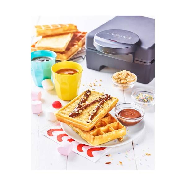 Gaufrier / croque-monsieur Lagrange Tarti' Gaufres noir 029414 - Image 5