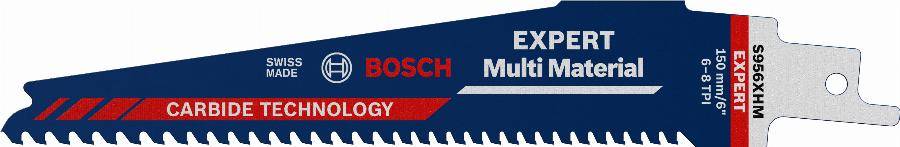 Bosch - Carte 1 lame de scie sabre carbure Expert 150 mm BOSCH pour bois et métal S956XHM - 2608900389 - Image 1