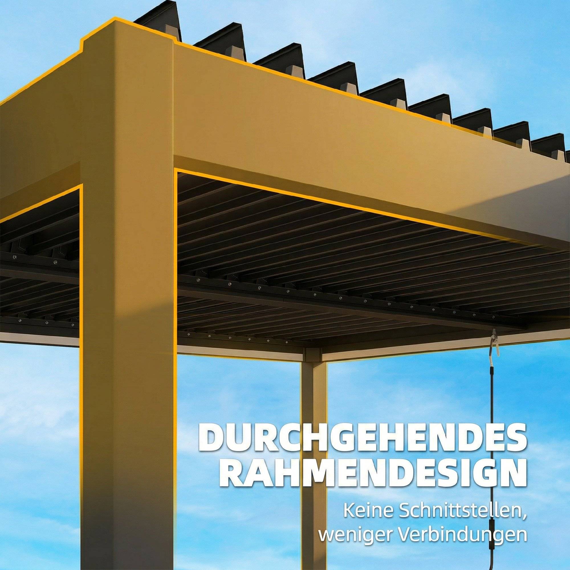 PANGIVO - Pergola aluminium 300 x 300 x 250 cm - PANGIVO - Image 10