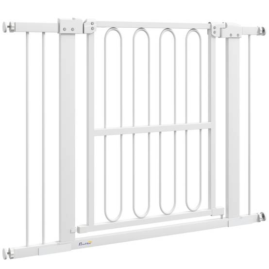 Sans Marque - Barrière de porte pour chien, 76-104 cm, sans perçage, pour escaliers - Image 2