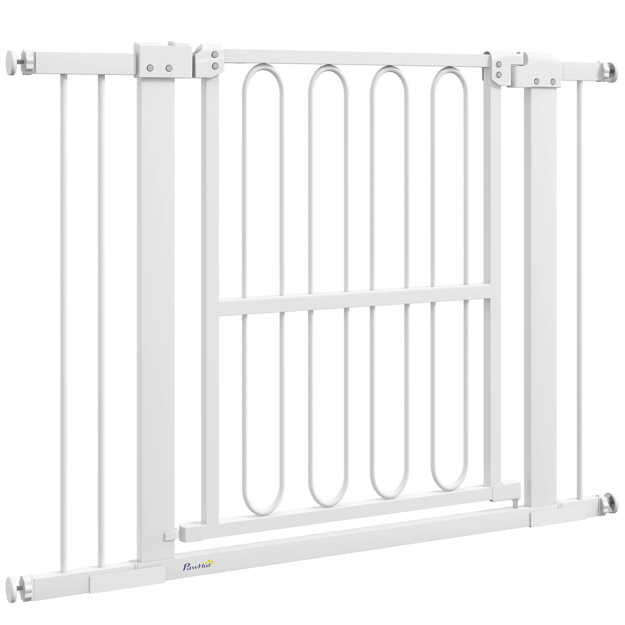 Sans Marque - Barrière de porte pour chien, 76-104 cm, sans perçage, pour escaliers - Image 2