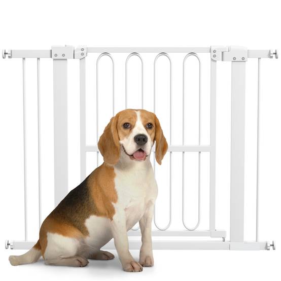 Sans Marque - Barrière de porte pour chien, 76-104 cm, sans perçage, pour escaliers - Image 1