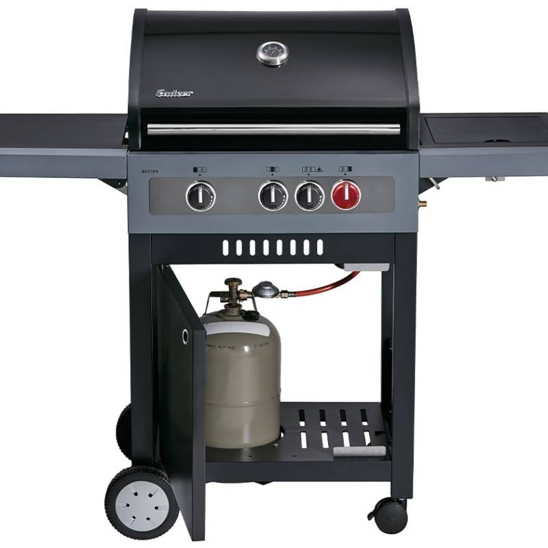 Barbecue Gaz Boston Black 3K Turbo - ENDERS - Avec SWITCH GRID- 1 Turbo Zone - 1 brûleur latéral - Imagen 5