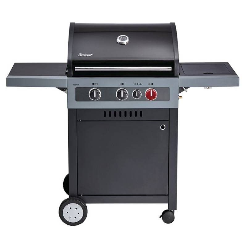 Barbecue Gaz Boston Black 3K Turbo - ENDERS - Avec SWITCH GRID- 1 Turbo Zone - 1 brûleur latéral - Imagen 1