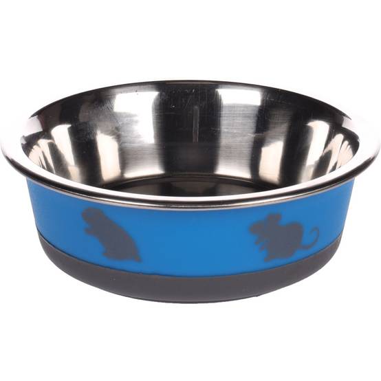 Gamelle Nelly taille ø14 cm, 400 ml, couleur bleu pour rongeur - Image 1