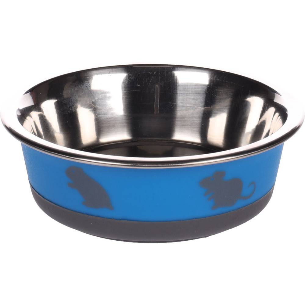Gamelle Nelly taille ø14 cm, 400 ml, couleur bleu pour rongeur - Imagen 1
