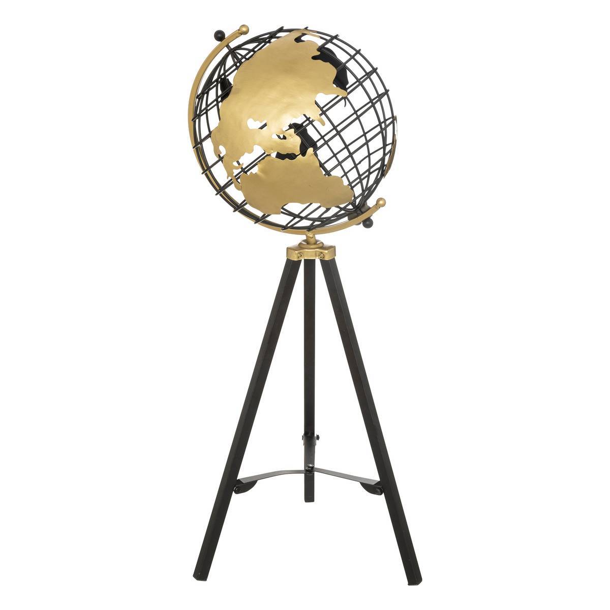 Atmosphera - Globe "Ramon" métal noir 70cm - Atmosphera Créateur d'intérieur - Imagen 1