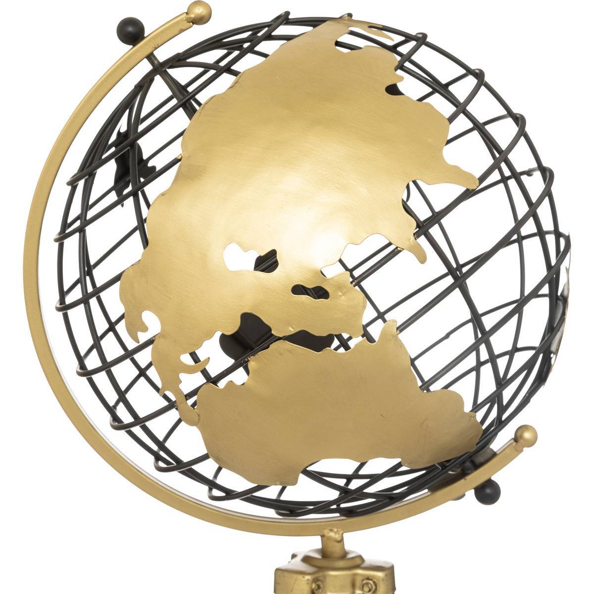 Atmosphera - Globe "Ramon" métal noir 70cm - Atmosphera Créateur d'intérieur - Imagen 2