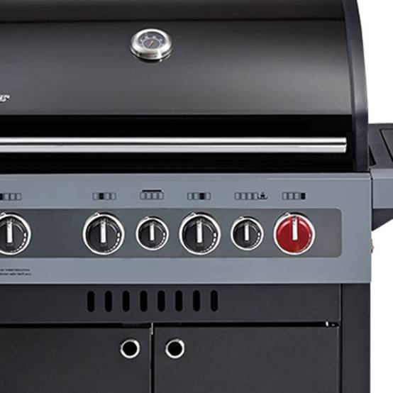 Barbecue Gaz Boston Black 4 K Turbo - ENDERS - Avec SWITCH GRID- 1 Turbo Zone - 1 brûleur arrière infrarouge et latéral - Imagen 10