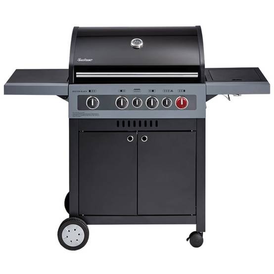Barbecue Gaz Boston Black 4 K Turbo - ENDERS - Avec SWITCH GRID- 1 Turbo Zone - 1 brûleur arrière infrarouge et latéral - Imagen 2