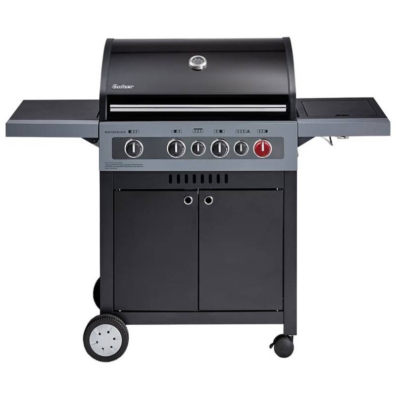 Barbecue Gaz Boston Black 4 K Turbo - ENDERS - Avec SWITCH GRID- 1 Turbo Zone - 1 brûleur arrière infrarouge et latéral - Imagen 2