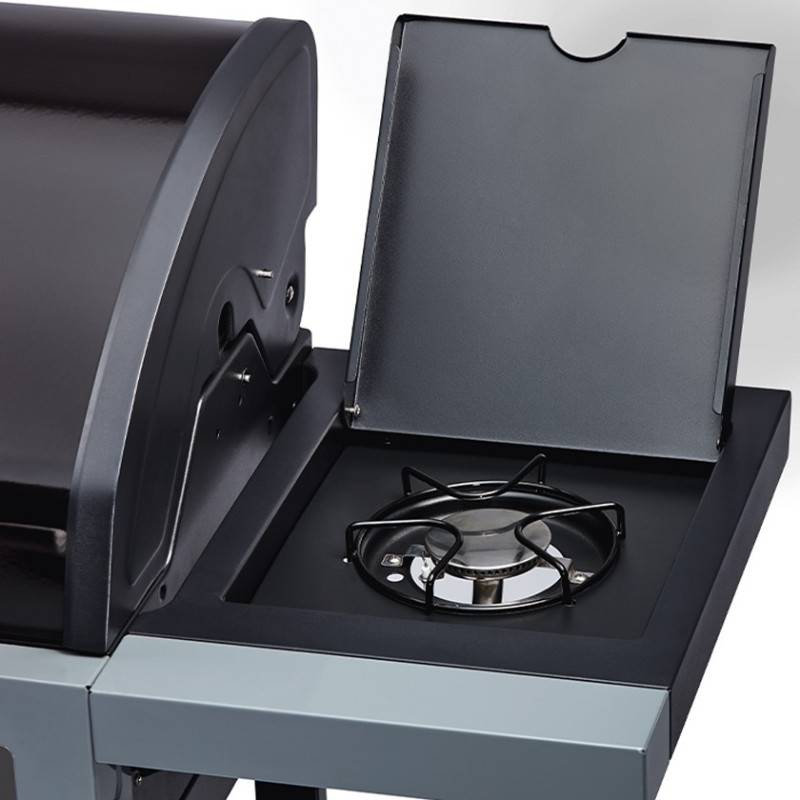 Barbecue Gaz Boston Black 4 K Turbo - ENDERS - Avec SWITCH GRID- 1 Turbo Zone - 1 brûleur arrière infrarouge et latéral - Imagen 5