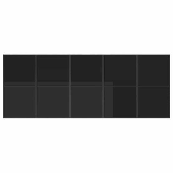 Ensemble de Jardin Repas 14 Personnes Acier Table 10 Chaises 4 Tabourets Noir – ComfortXL Outdoor Living - Image 7