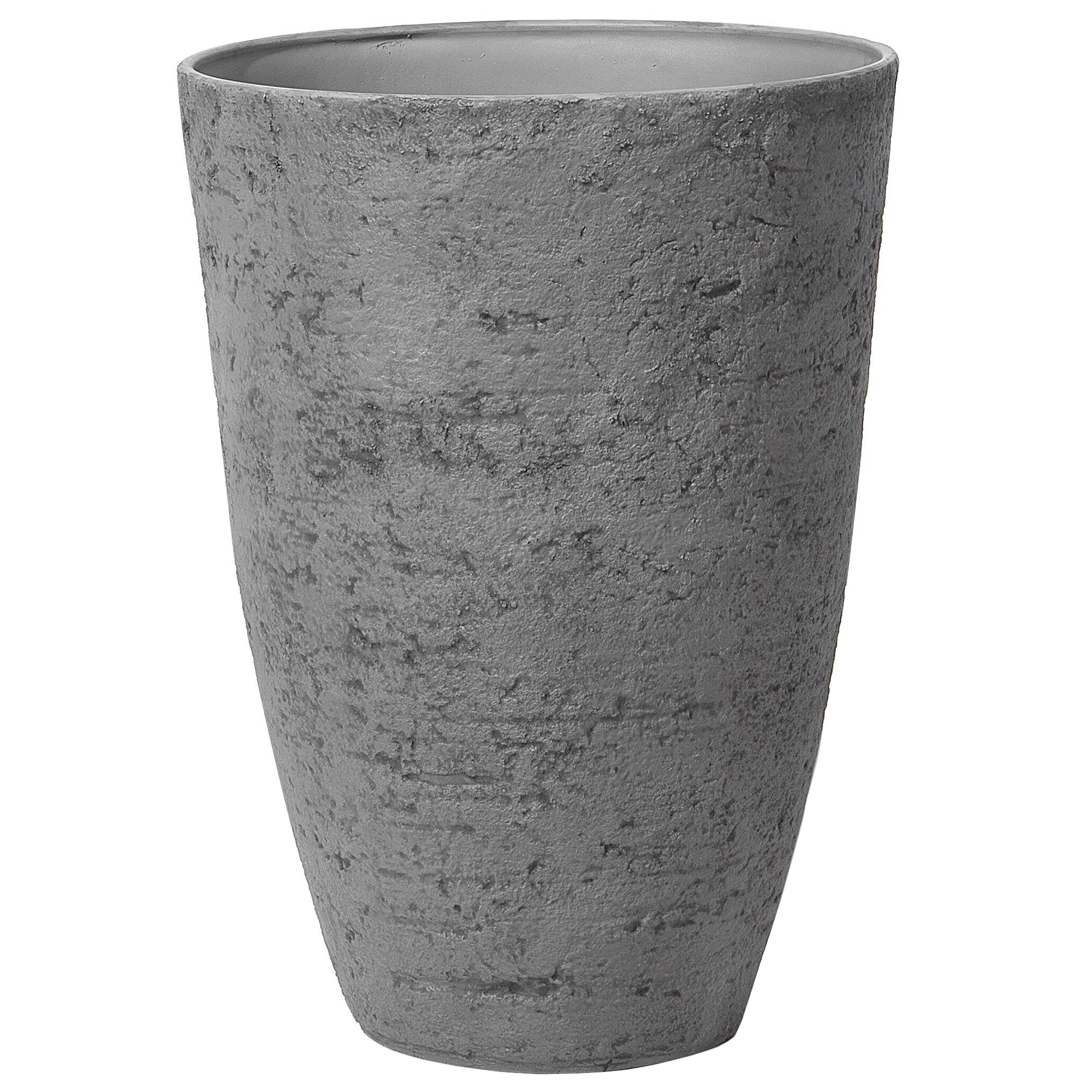 Cache-pot d'extérieur Fibre d'argile Gris CAMIA - Beliani - Image 1