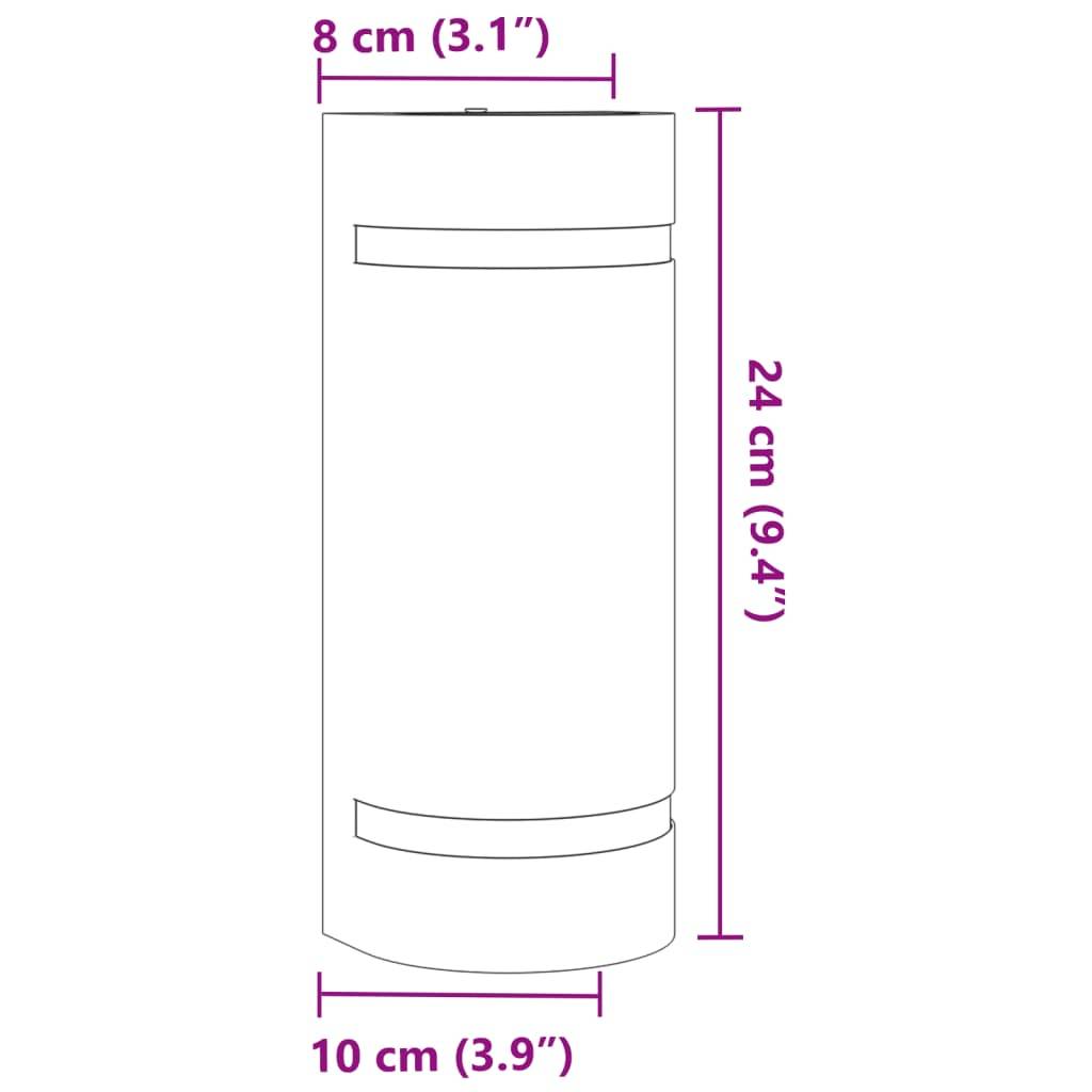Applique murale d'extérieur - Lampe murale d'extérieur - Éclairage de jardin aluminium moulé sous pression-JU360 - Image 7