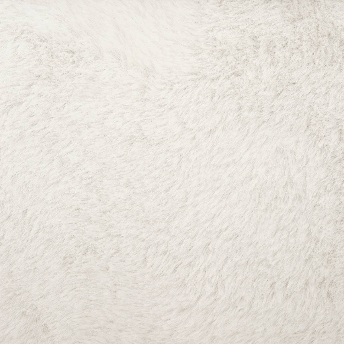 Atmosphera - Pouf pliant "Ezzio" fourrure blanche - Atmosphera Créateur d'intérieur - Image 4