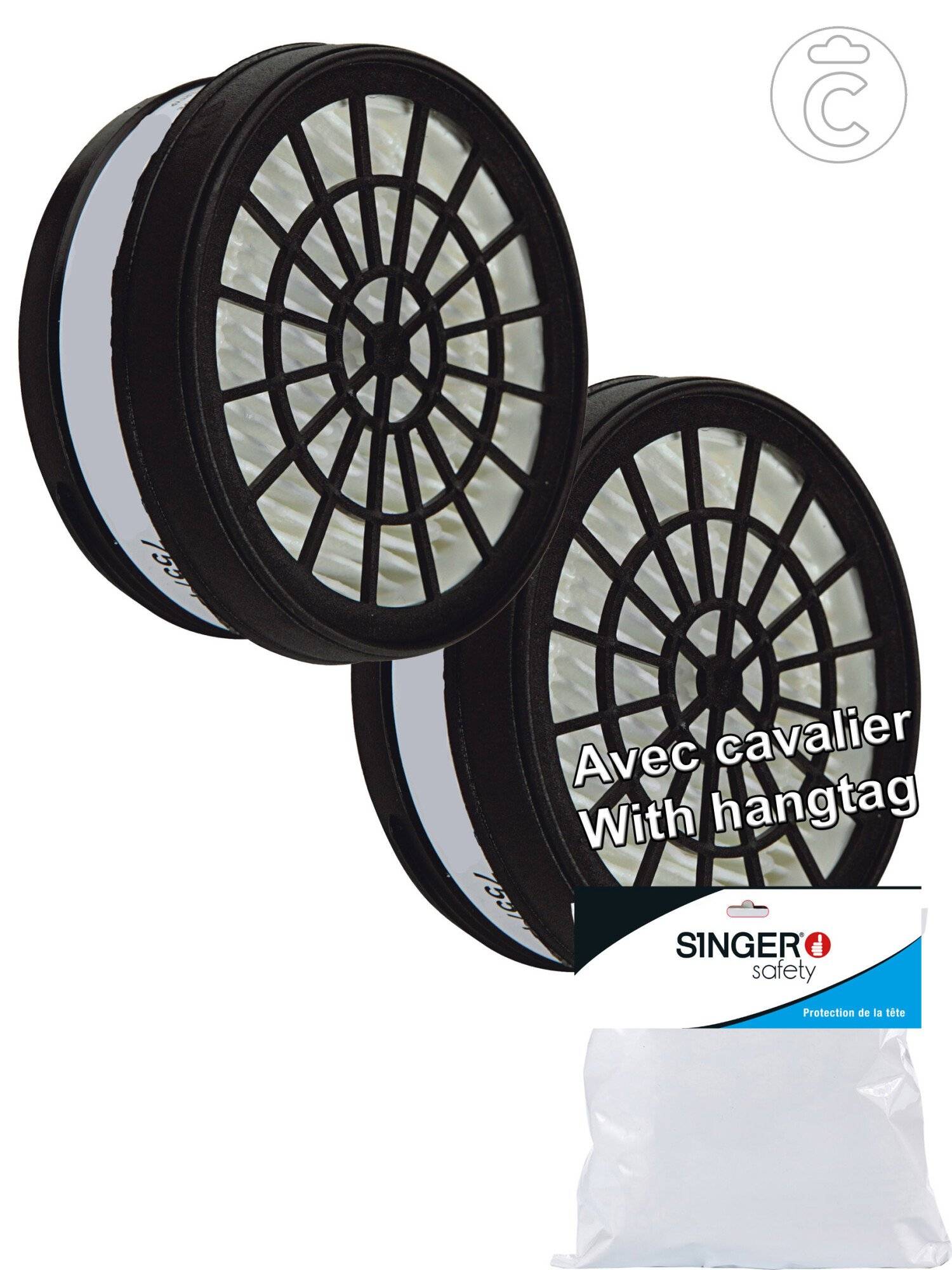 Filtre P3 pour masque respiratoire 756 - SINGER - 755P3