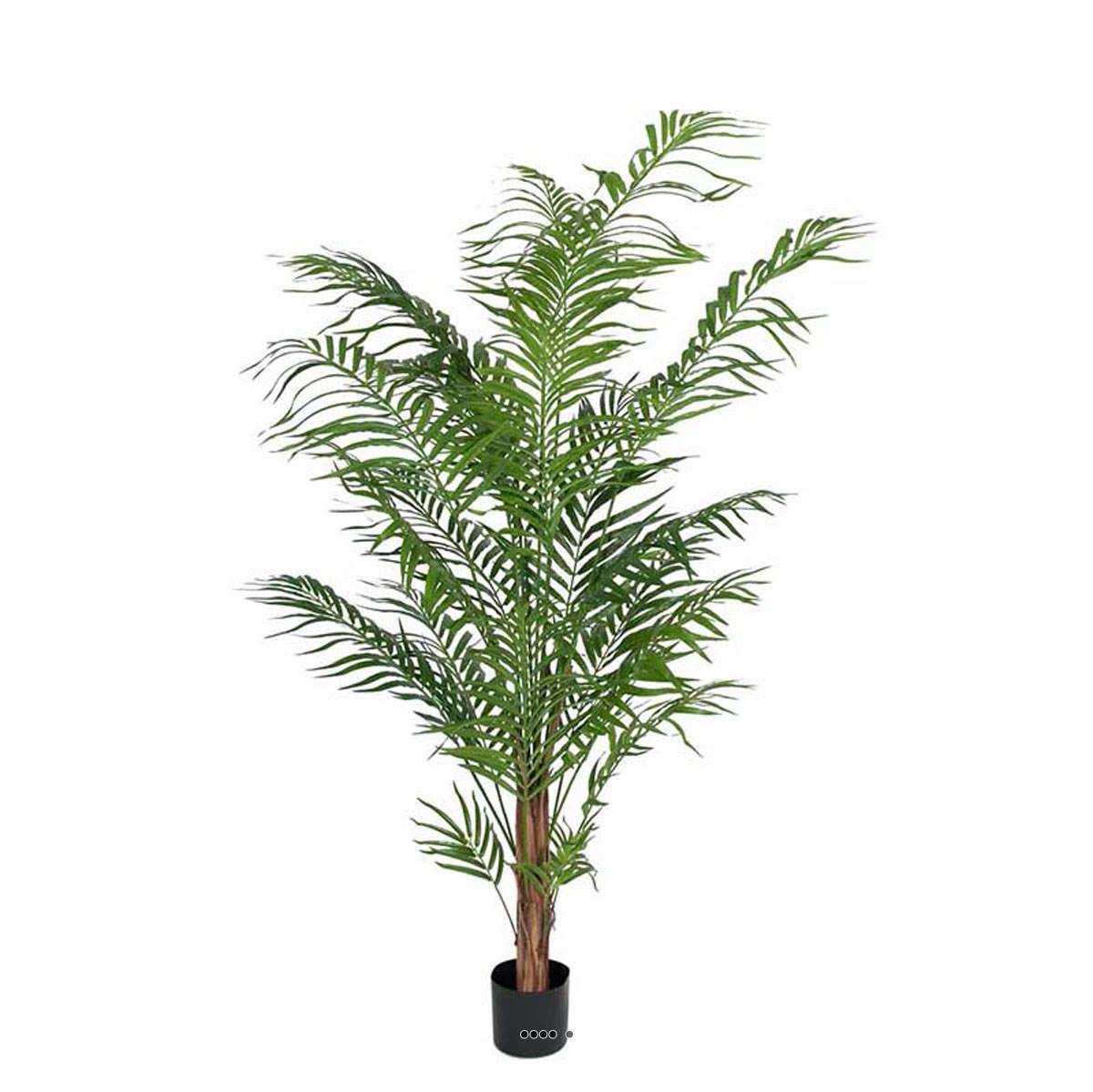 Artificielles - Palmier Areca artificiel H 180 cm sur tronc en pot - dimhaut: H 180 cm - couleur: Vert
