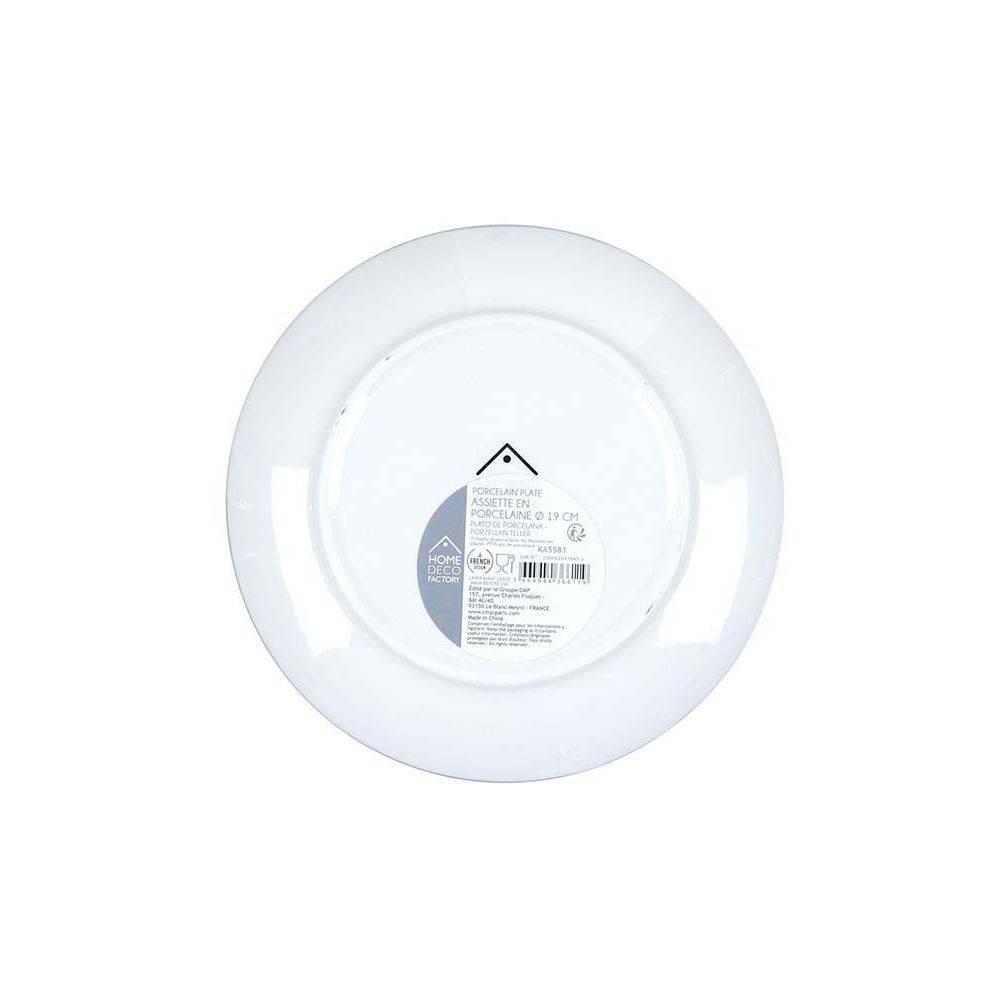 The Home Deco Factory - Assiettes en porcelaine décorée Mandala (Lot de 6) Assiettes plates - 19 cm - Imagen 4