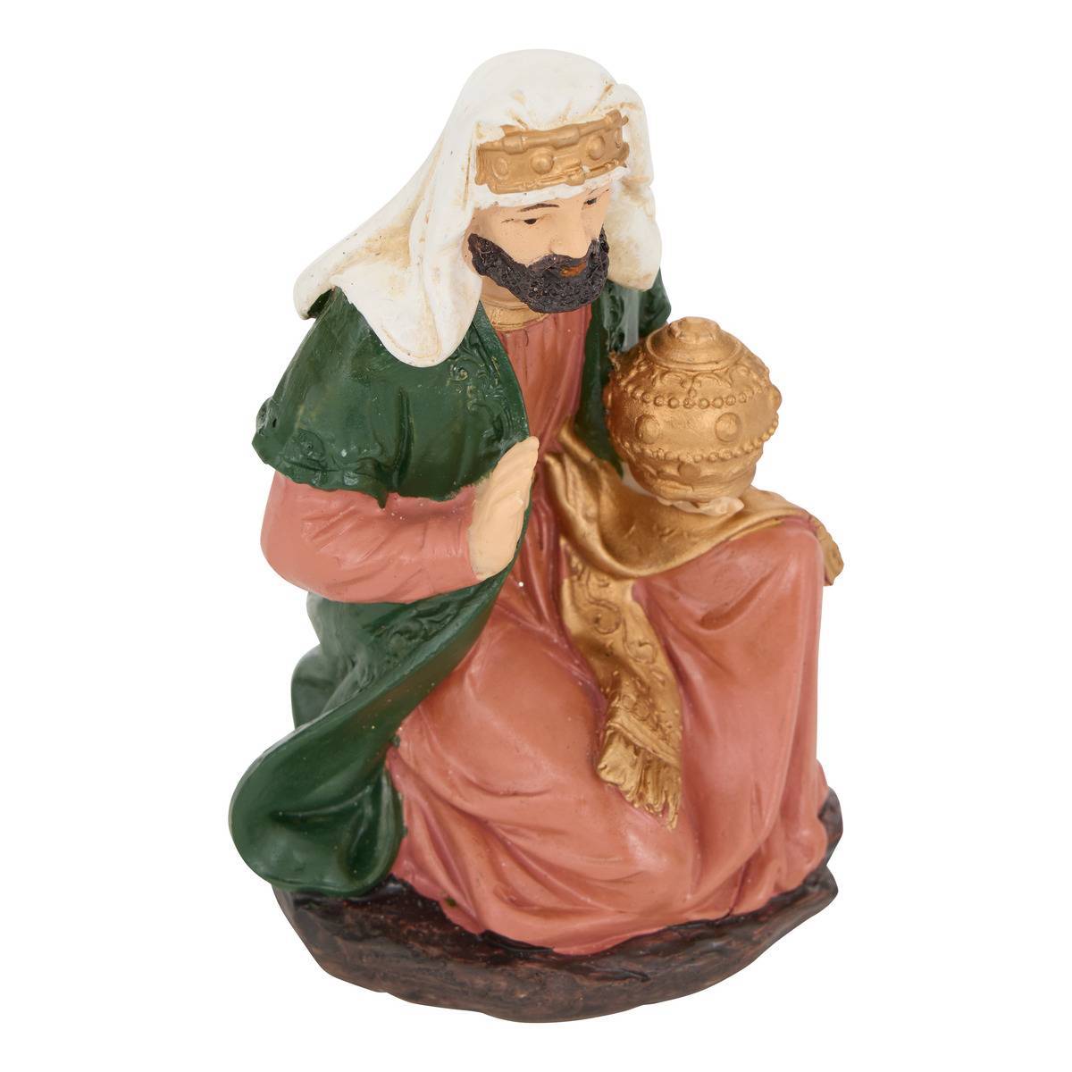 Atmosphera - Lot de 3 santons Maagi en résine H. 20 cm - Atmosphera Créateur d'intérieur - Image 5