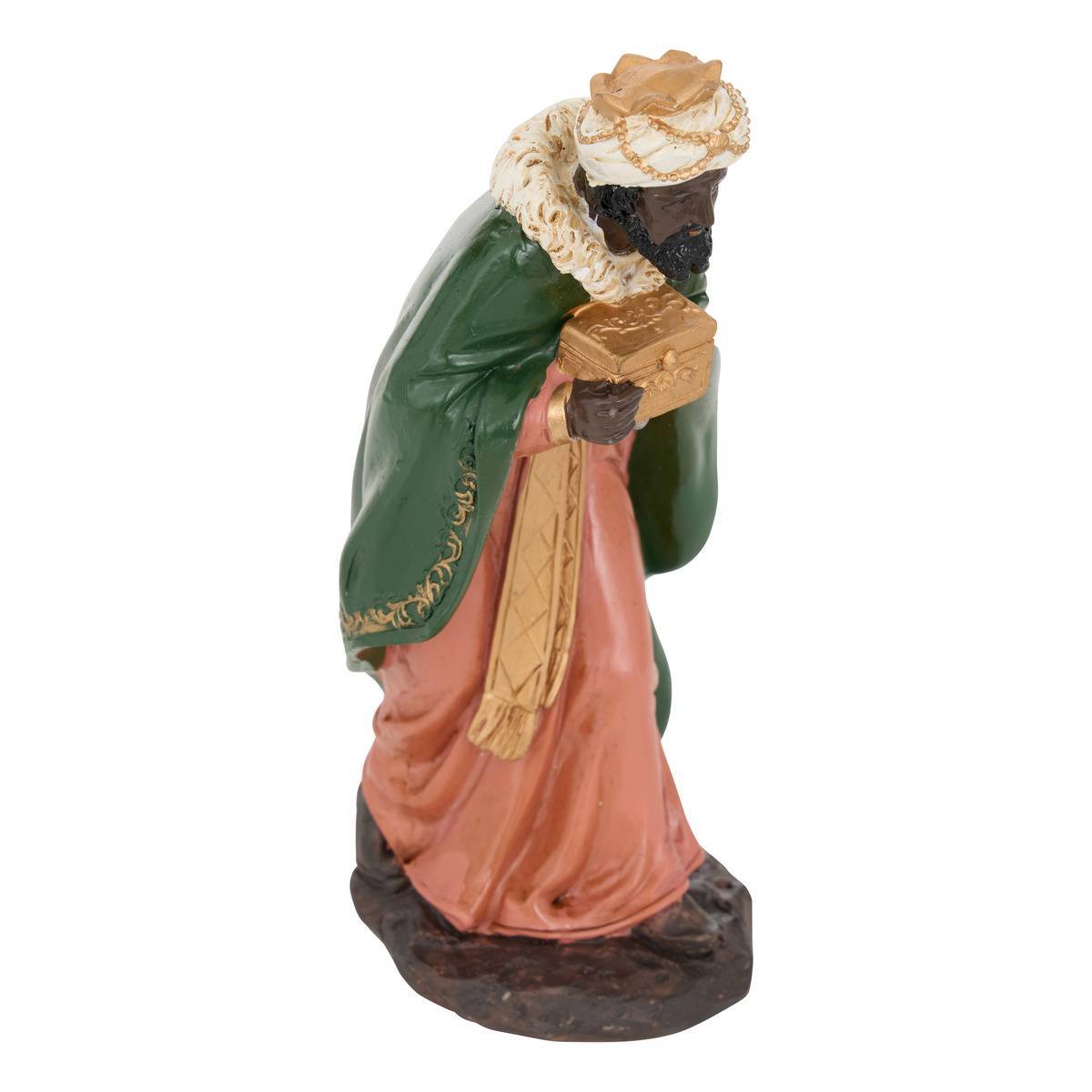 Atmosphera - Lot de 3 santons Maagi en résine H. 20 cm - Atmosphera Créateur d'intérieur - Image 4