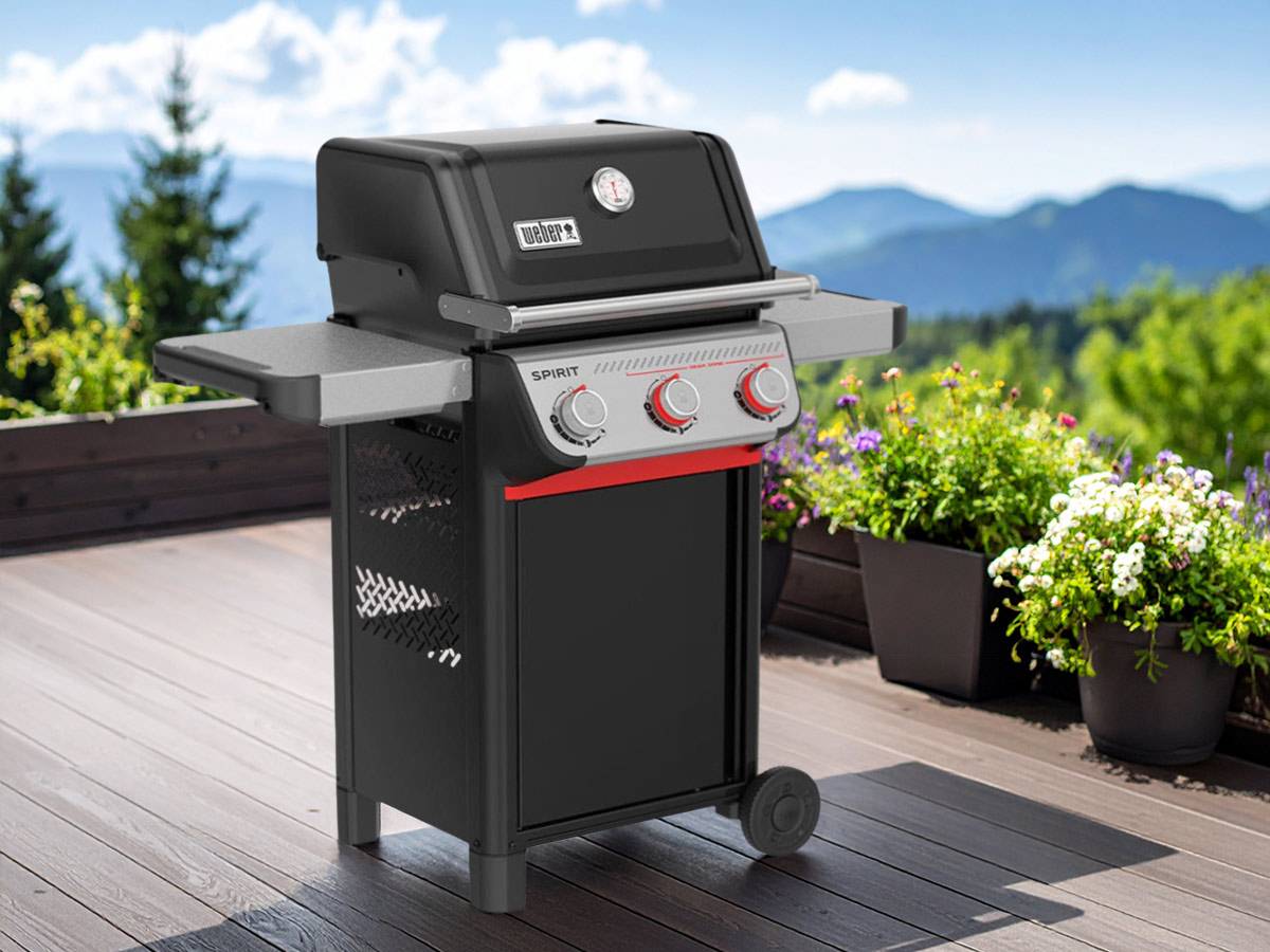 Weber - Barbecue à gaz Spirit E-325 + Set d'accessoires clipsables Weber Works + Bac et planche à découper Weber Works  - Weber - Image 2