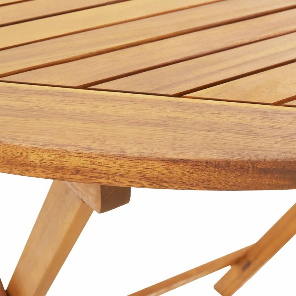 Vidaxl - Ensemble à manger de jardin 5 pcs-Salons de jardin blanc crème tissu bois massif 565221 - Image 9