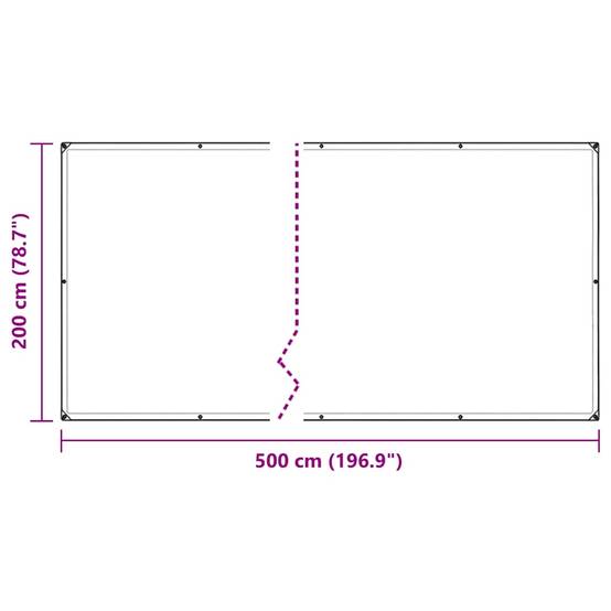PANGIVO - Couverture végétale PVC transparent et blanc 500 x 200 cm - PANGIVO - Image 10