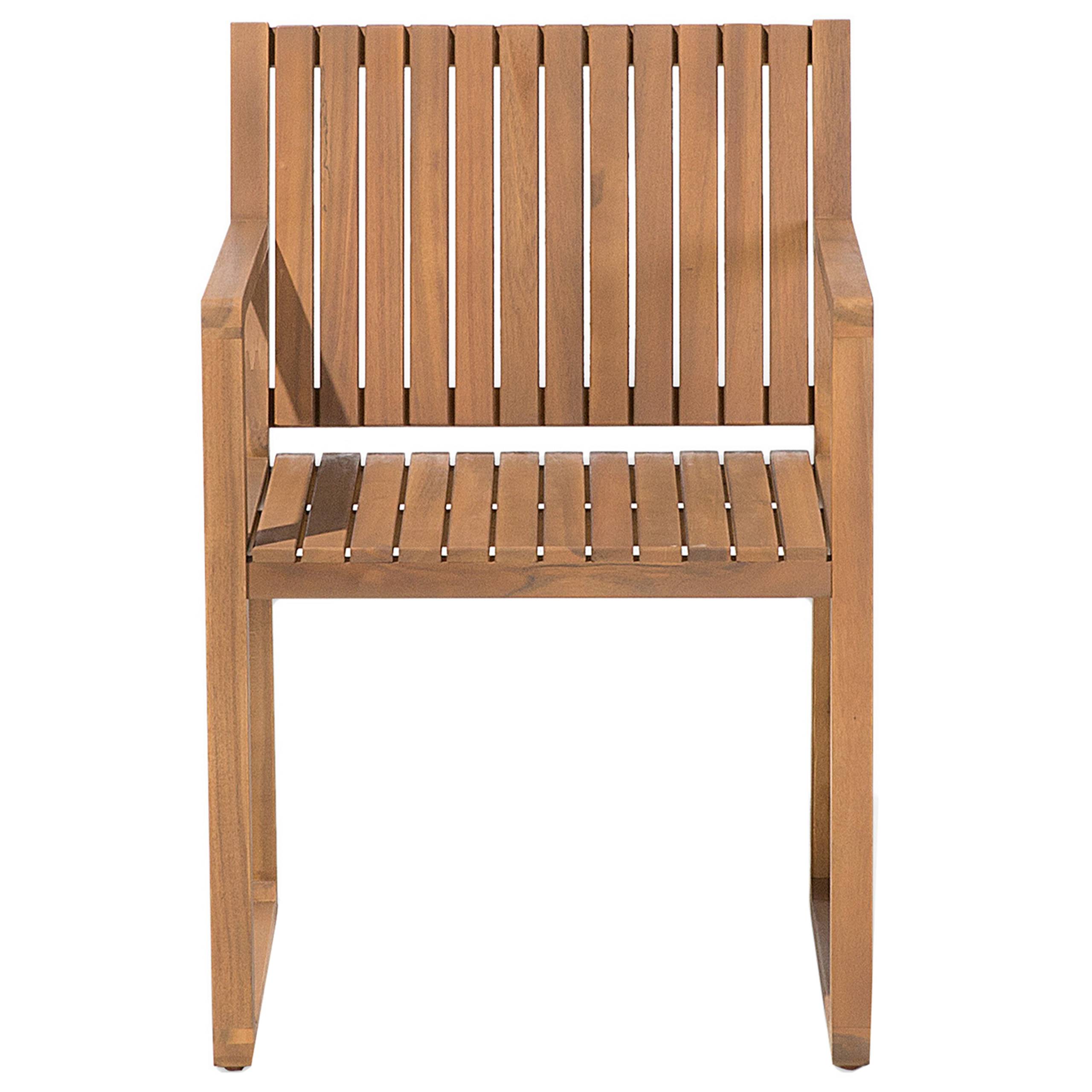 Beliani - Lot 8 Chaises de Jardin ou Terrasse en Bois d'Acacia Résistant avec Coussins Gris Beiges Matières Durables Confort d'Assise Optimal Beliani - Imagen 5