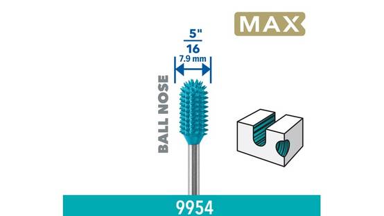 Fraise MAX 9951 dents acier inox D7,9mm embout arrondi - Dremel - 26159954DM - Image 2
