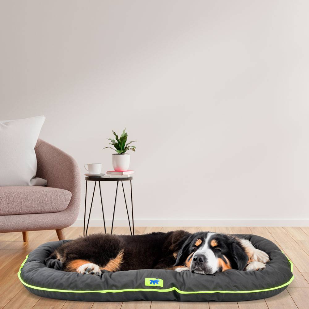 Ferplast - Ferplast Panier Chien Coussin Chien Grande Taille Tissu anti-rayures Lavable à 30°C.Matelas pour chien imperméable 120 x 80 x 13,5 cm.Noir - Imagen 3