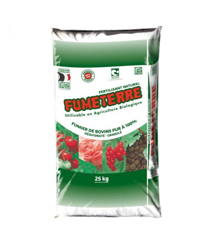 Fumier bovin déshydraté, sac de 25 kg - F-TER002 - Image 4