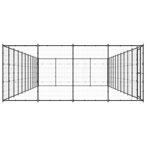 Vidaxl - Chenil d'extérieur pour chiens Acier 53,24 m² vidaXL 3082317 - Imagen 6