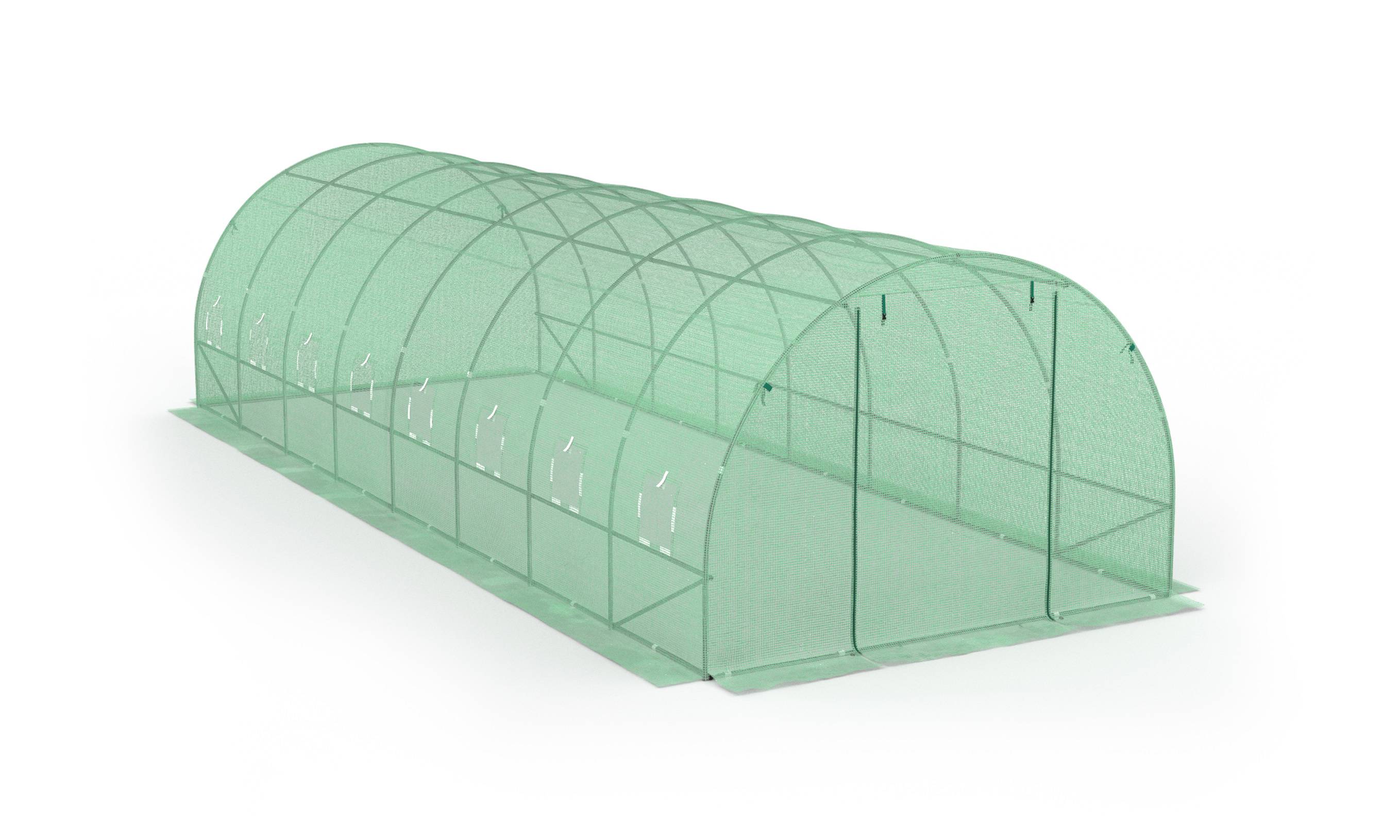 Serre tunnel de jardin - 24 m² en polyéthylène Renforcée - TERRE JARDIN - Image 6