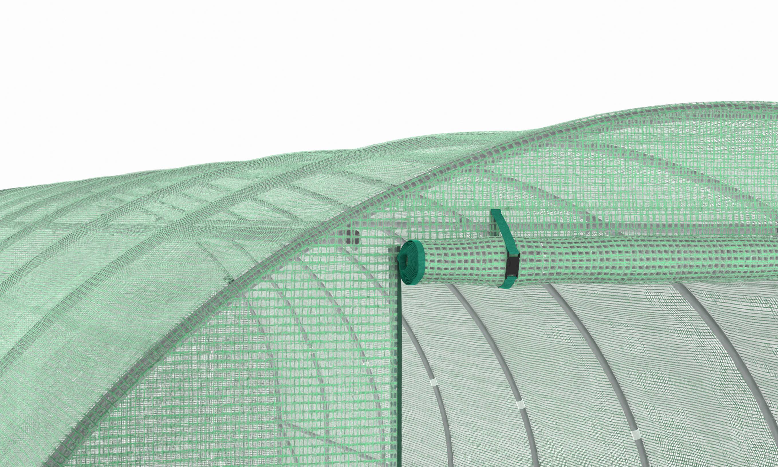 Serre tunnel de jardin - 24 m² en polyéthylène Renforcée - TERRE JARDIN - Image 7