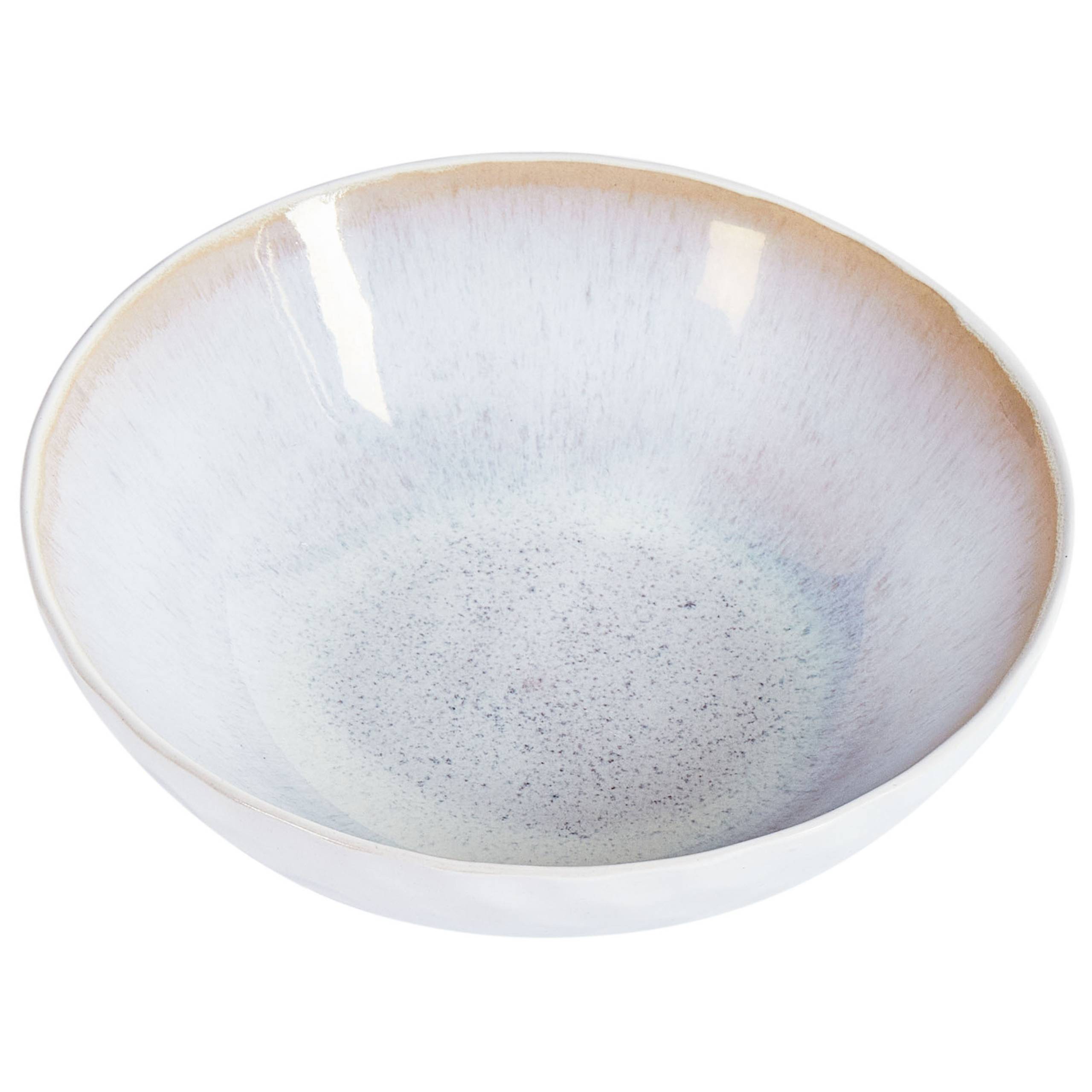 Beliani - Assiettes et bols Grès Gris clair SESAME - 18x18x6- Beliani - Image 5