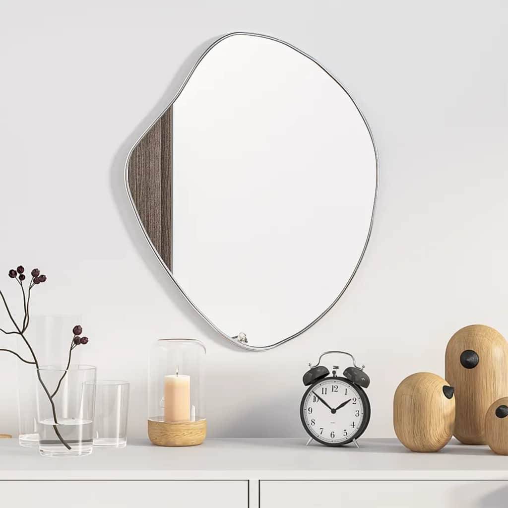Maison Chic - Miroir mural Argenté 50x40 cm Maison Chic - Image 2