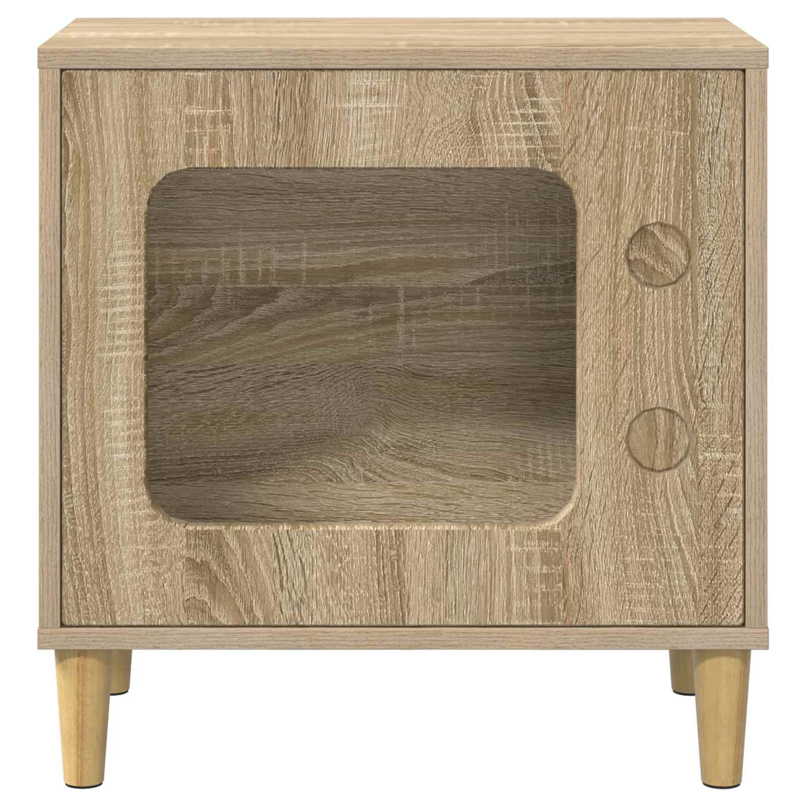 Niche Chat Haute Bois Sonoma Repos Brun 52cm pour Chat Naturel Doux - ComfortXL Outdoor Living - Image 5