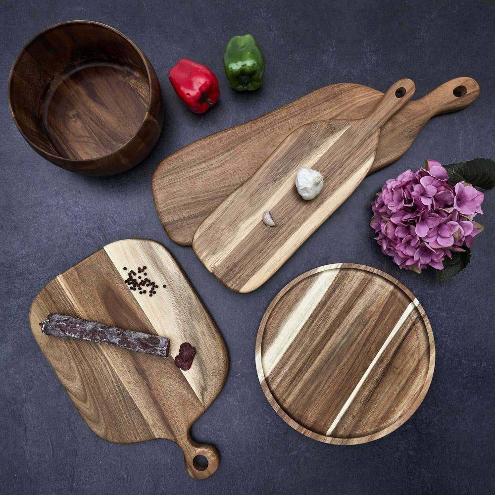 The Home Deco Factory - Saladier en acacia 25 cm - Imagen 2