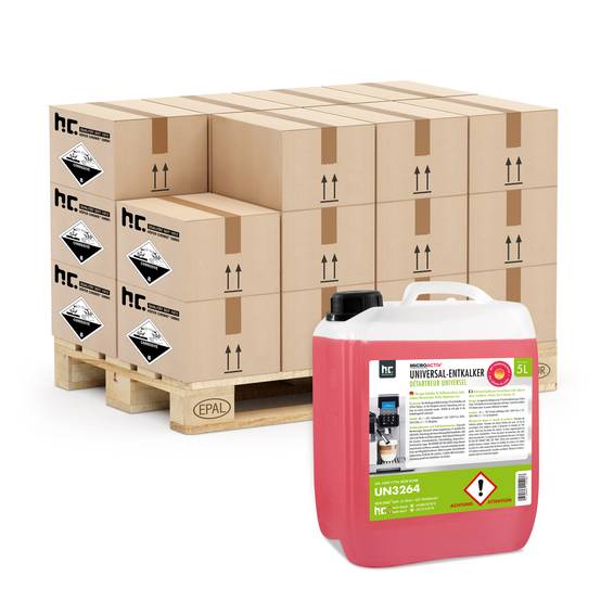 Détartrant universel Microactiv® avec indicateur de couleur pour machines à café entièrement automatiques en bidon de 5 L x 96 - Image 1