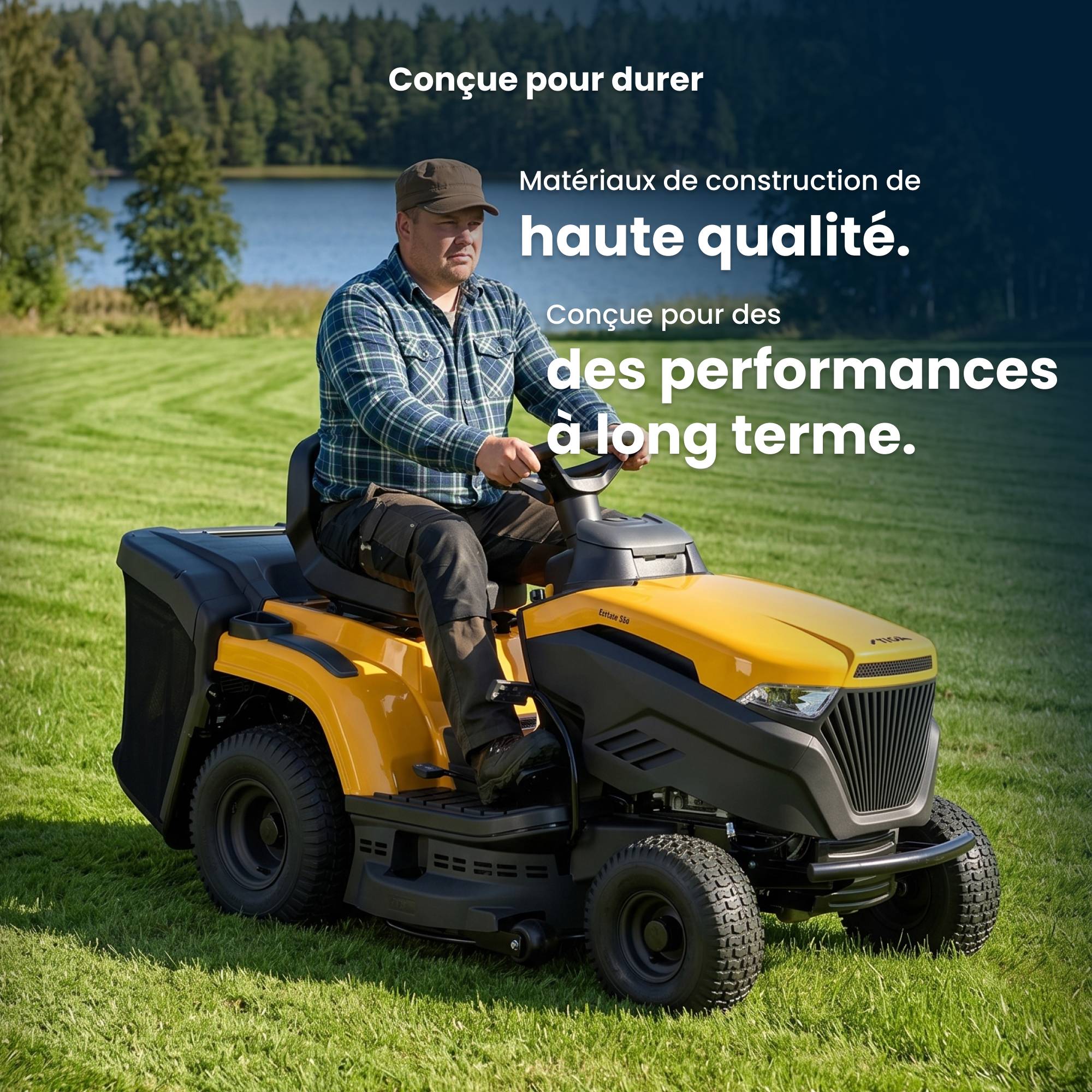 Stiga - Tondeuse Estate 384 a, 414cc, collecteur 200L, kit mulching - STIGA - Image 5