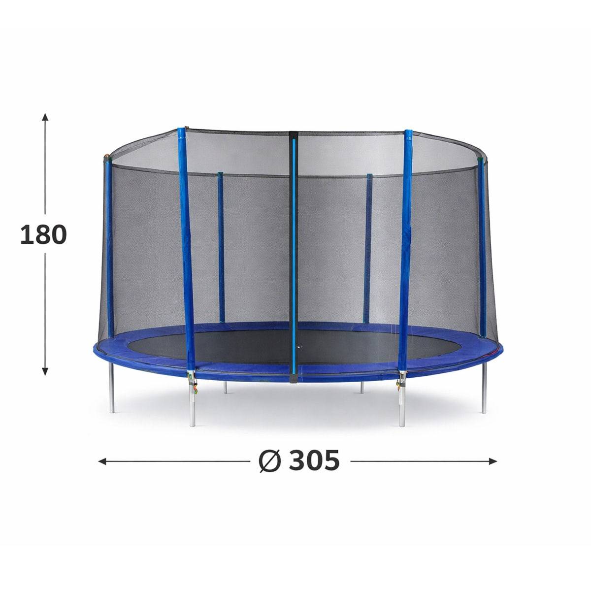 Trigano Jardin - Filet de protection pour trampoline de 3,05 m