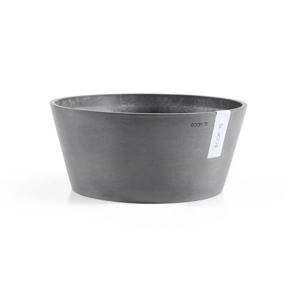 Ecopots - Pot Rond Frankfurt 40 Gris - Ø 41 x H. 18 cm - 16,4 L ECOPOTS - Imagen 4