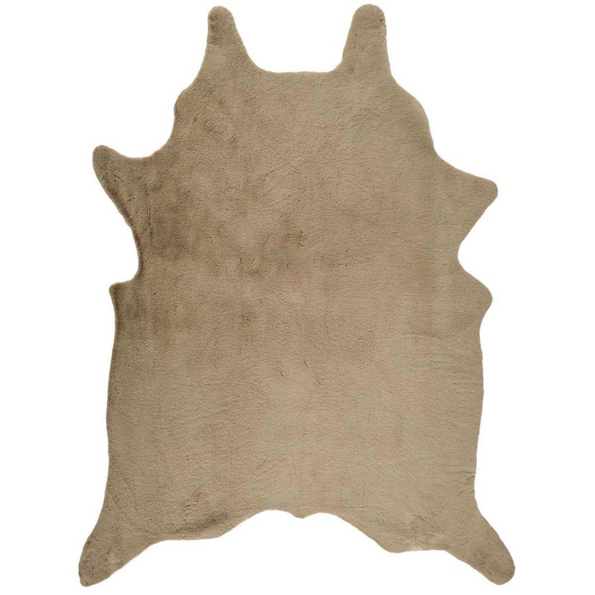 The Home Deco Factory - Tapis en fausse fourrure Peau de bête 120 x 2 x 158 cm - Image 1