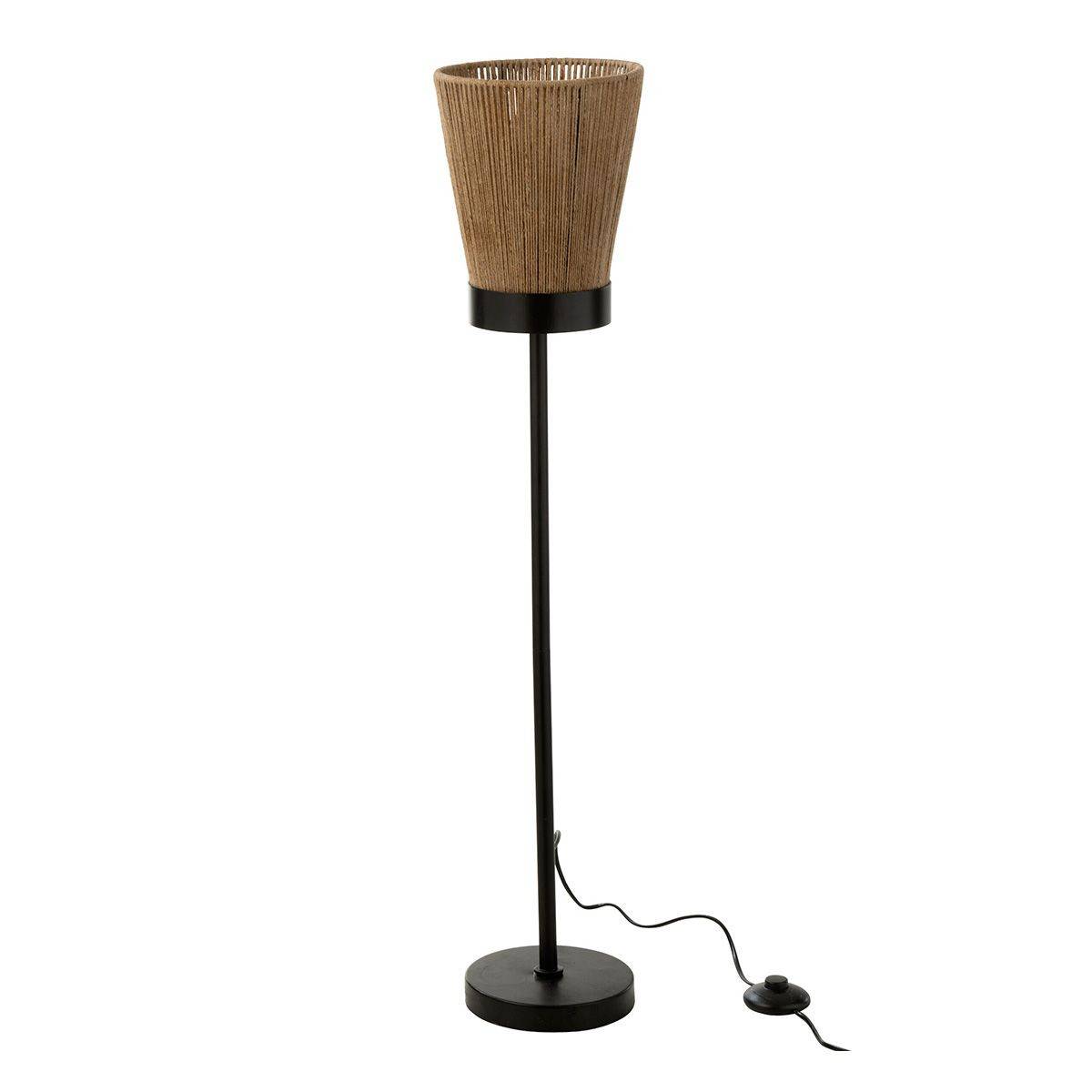 Lampadaire en Jute "Luna" 100cm Naturel - Image 1